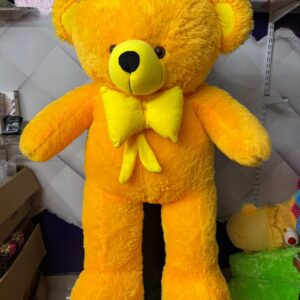 bow model teddy bear