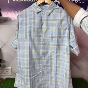 skyblue checks shirt xl