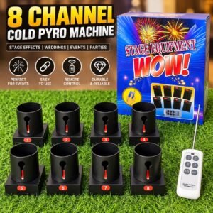 8 Channel Cold Pyro Machine – Multi-Channel Stage Effect Machine
