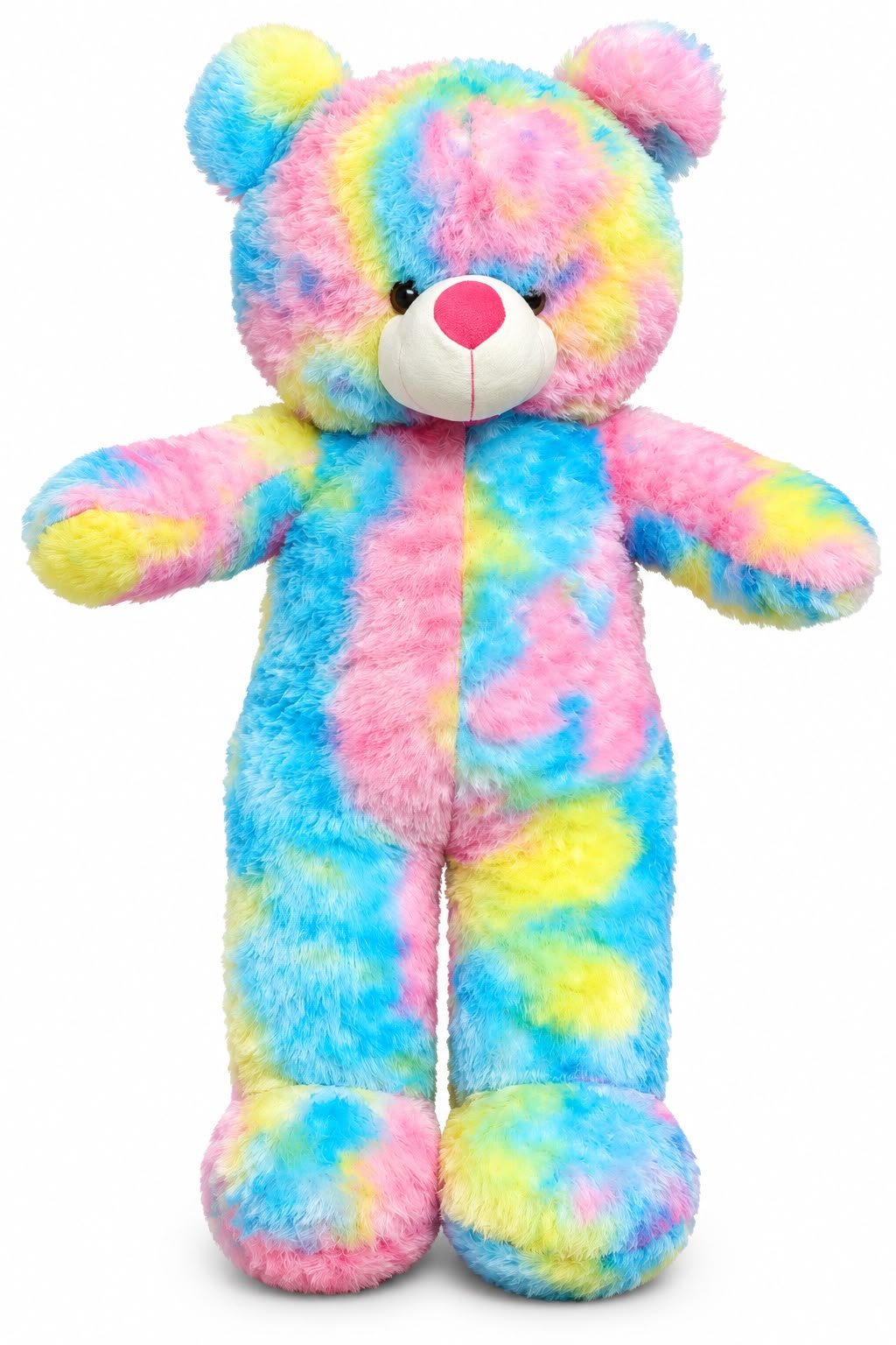 3 Feet Multicolor Teddy Bear – Soft Rainbow Plush Teddy