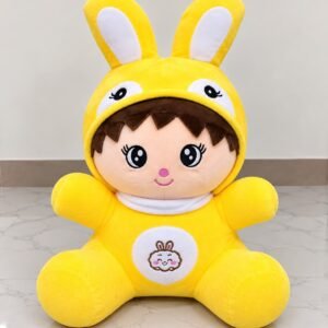 1.10 Feet Yellow Bunny Soft Toy – Cute Baby Plush Toy